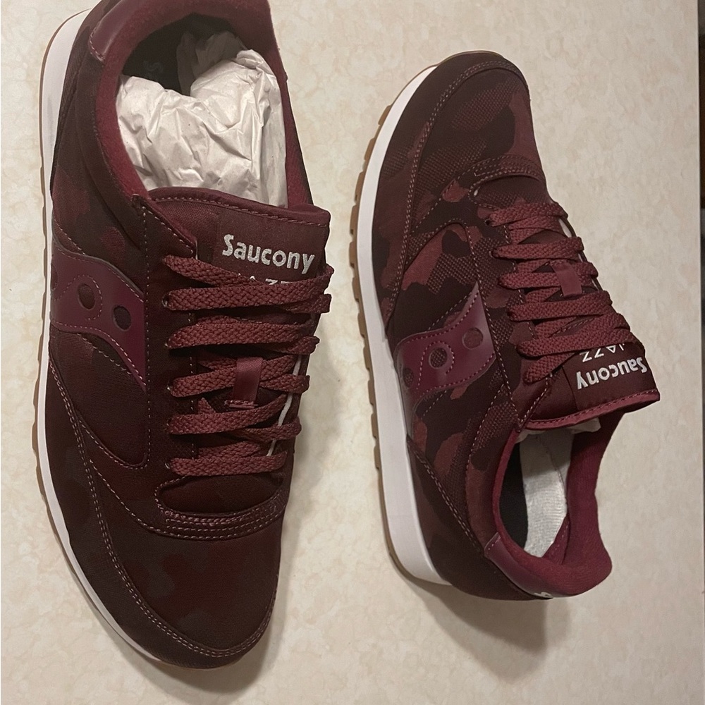 Saucony Maroon Athletic Shoes
